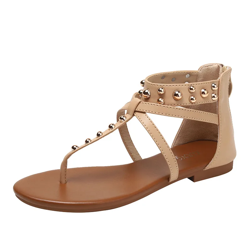 Comfortable low heels platform sandals for women