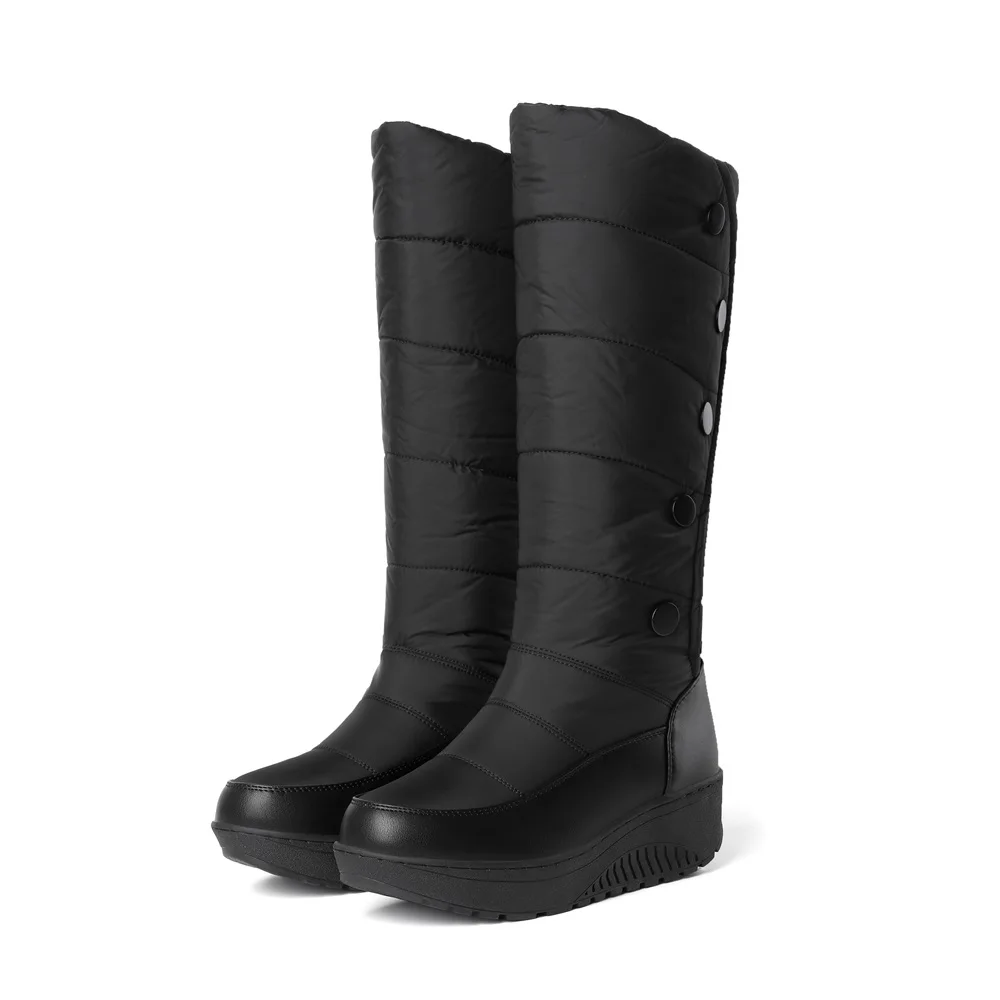 Thick plush waterproof winter boots