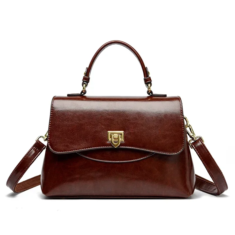 Versatile square crossbody bag in soft pu leather