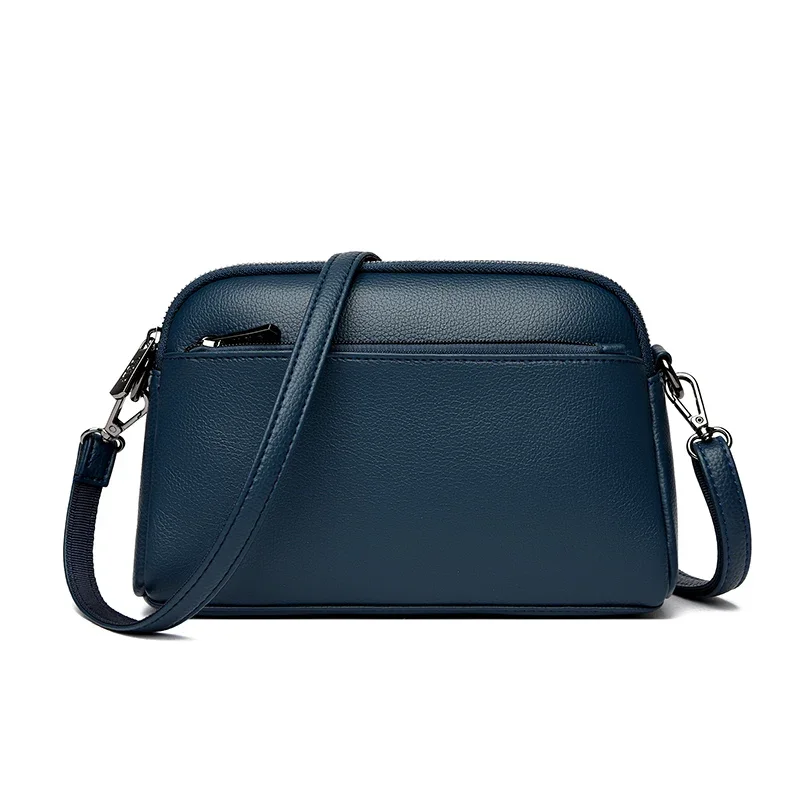 Multilayer pu luxury handbag crossbody bag
