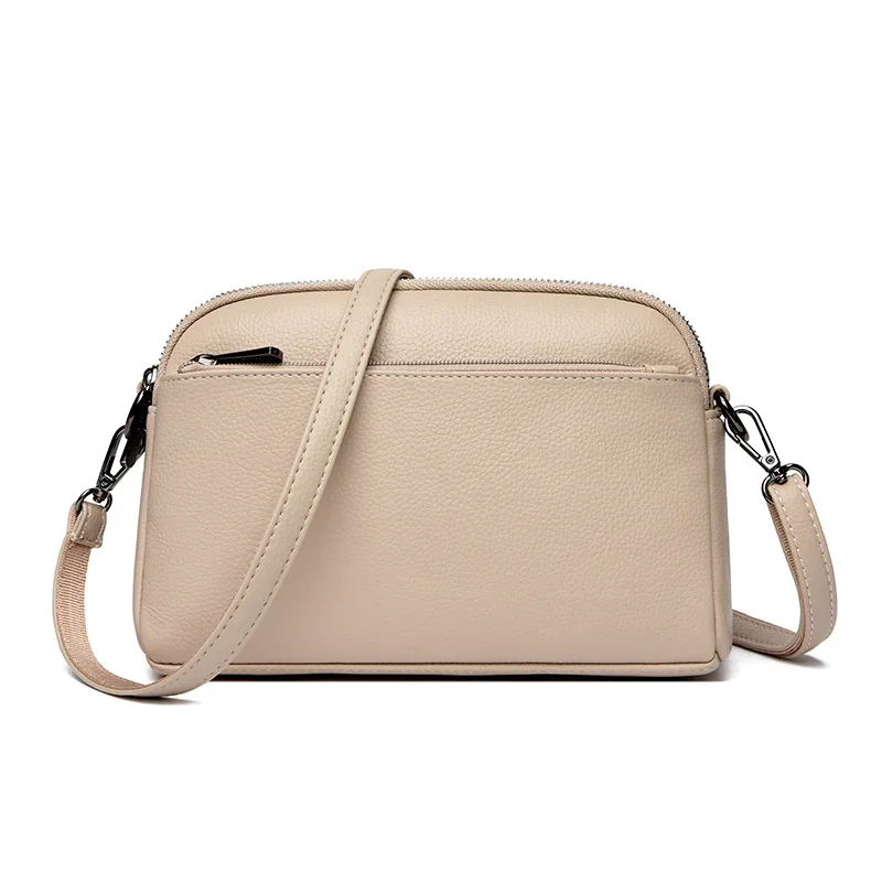 Multilayer pu luxury handbag crossbody bag