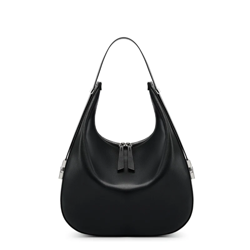 Luxury leather shoulder tote bag