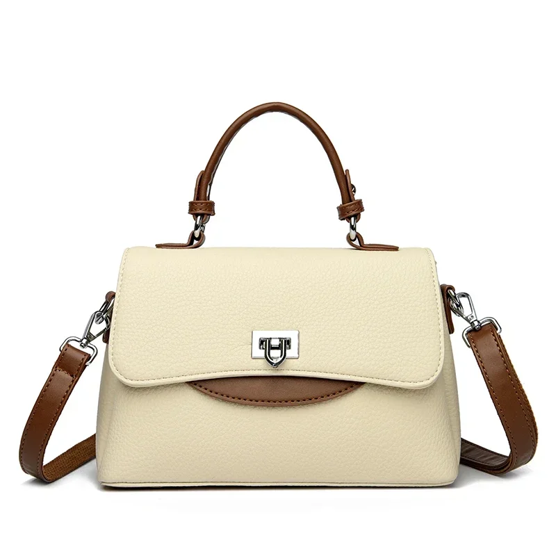 Crossbody bag soft pu leather large capacity